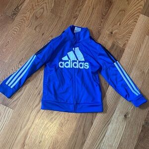 Adidas Boys Zip-up Athletic Sweatshirt